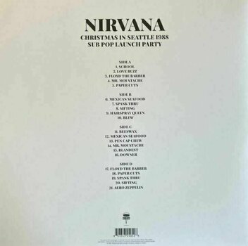 LP deska Nirvana - Christmas In Seattle 1988 (Sub Pop Launch Party) (Clear Vinyl) (2 LP) - 6
