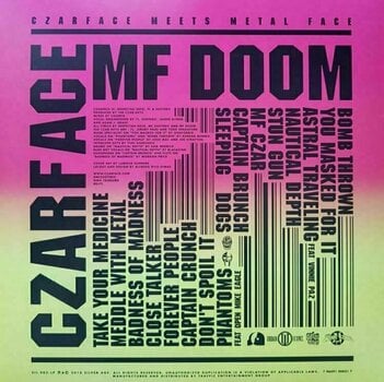 Disco in vinile Czarface & Mf Doom - Czarface Meets Metal Face (LP) - 4