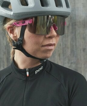 Cycling Glasses POC Elicit Actinium Pink Translucent/Violet Silver Mirror Cycling Glasses - 6