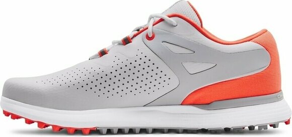 Chaussures de golf pour femmes Under Armour Charged Breathe SL White/Halo Gray/Electric Tangerine 40,5 - 2