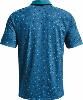 Polo Shirt Under Armour Iso-Chill Floral Mens Polo Cruise Blue/Fresco Blue/Halo Gray L - 2