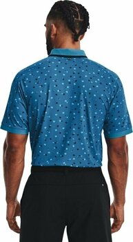 Polo Shirt Under Armour Iso-Chill Floral Mens Polo Cruise Blue/Fresco Blue/Halo Gray L - 4