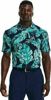 Chemise polo Under Armour UA Playoff 2.0 Mens Polo Academy/Cerulean/Pitch Gray XL - 3