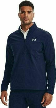 Jacket Under Armour Storm Windstrike Mens 1/2 Zip Jacket Academy/White M - 3