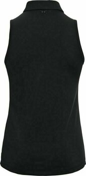 Polo Shirt Under Armour Zinger Womens Sleeveless Polo Black/Metallic Silver L - 2