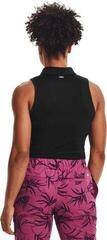 Tricou polo Under Armour Zinger Womens Sleeveless Black/Metallic Silver L Tricou polo - 3