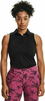Chemise polo Under Armour Zinger Womens Sleeveless Polo Black/Metallic Silver M - 3