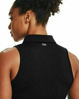 Chemise polo Under Armour Zinger Womens Sleeveless Polo Black/Metallic Silver XL - 6
