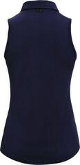 Polo Shirt Under Armour Zinger Womens Sleeveless Midnight Navy/Midnight Navy/Metallic Silver XS Polo Shirt - 1