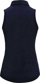 Polo Shirt Under Armour Zinger Womens Sleeveless Polo Midnight Navy/Midnight Navy/Metallic Silver XS - 2