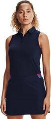 Polo Shirt Under Armour Zinger Womens Sleeveless Midnight Navy/Midnight Navy/Metallic Silver XS Polo Shirt - 2