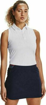 Chemise polo Under Armour Zinger Womens Sleeveless Polo White/White/Metallic Silver M - 3