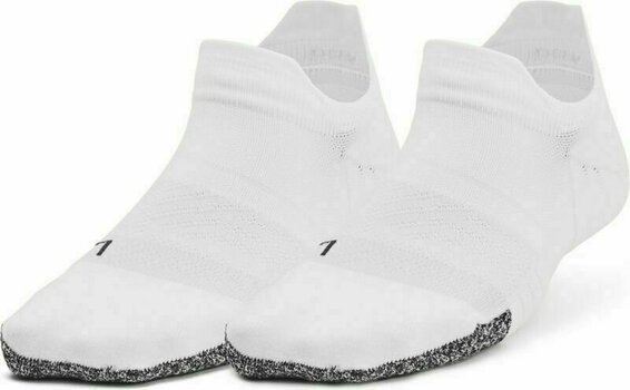 Chaussettes Under Armour Breathe 2 No Show Womens Socks Chaussettes White/White/Reflective UNI - 3