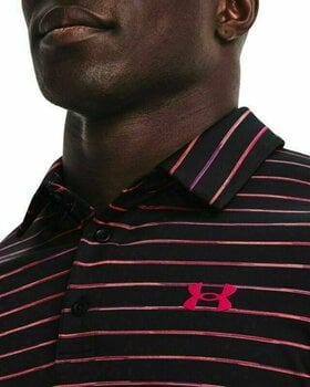 Chemise polo Under Armour UA Playoff 2.0 Mens Polo Black/Hendrix/Electric Tangerine S - 6