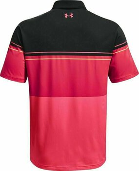 Polo Shirt Under Armour UA Playoff 2.0 Mens Polo Black/Knock Out/Penta Pink L - 2