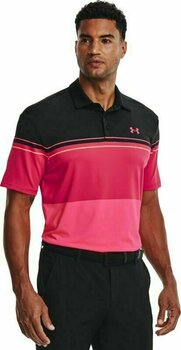 Риза за поло Under Armour UA Playoff 2.0 Mens Polo Black/Knock Out/Penta Pink L - 3