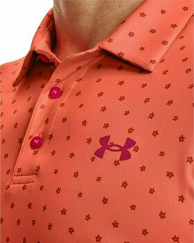 Polo Shirt Under Armour UA Playoff 2.0 Mens Polo Electric Tangerine/Knock Out L - 6