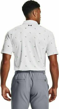 Polo Shirt Under Armour UA Playoff 2.0 Mens Polo White/Pitch Gray S - 4