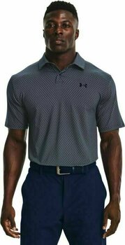 Polo Shirt Under Armour UA T2G Printed Mens Polo Academy/White/Academy L - 3