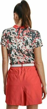 Polo košile Under Armour Zinger Rise Womens Short Sleeve Polo Vermillion/Pink Sands/Metallic Silver S - 4