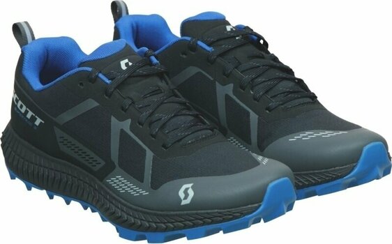 Trail running shoes Scott Supertrac 3 Shoe Black/Storm Blue 45,5 Trail running shoes - 4