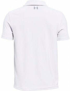 Polo Shirt Under Armour UA Performance Boys Polo White/Mod Gray/Mod Gray S - 2