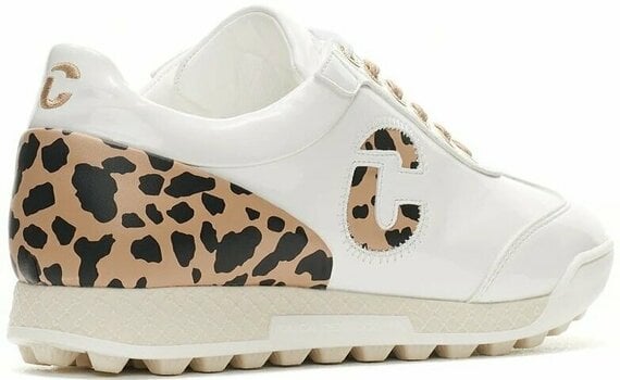 Chaussures de golf pour femmes Duca Del Cosma King Cheetah White 37 - 3