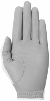 Handschuhe Duca Del Cosma Hybrid Pro Womans Golf Glove Left Hand White/Grey L - 2