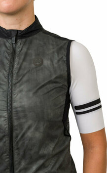 Biciklistička jakna, prsluk Agu Wind Body II Essential Vest Women Reflection Black XL Prsluk - 4