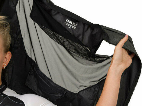 Biciklistička jakna, prsluk Agu Wind Body II Essential Vest Women Reflection Black XL Prsluk - 7