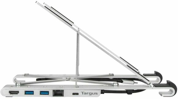 Support pour PC Targus Portable Stand with Integrated Dock (USB-C) Supporter Argent Support pour PC - 3