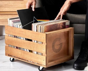 Doboz LP lemezekhez Legend Vinyl LP Crate Doboz LP lemezekhez Natural - 5