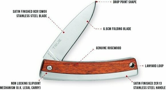 Tourist Knife True Utility Classic Gent Tourist Knife - 6
