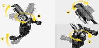 Pouzdro na motorku / Držák na mobil, GPS Topeak Ride Case Mount Rearview Mirror and Omni Ride Black - 3