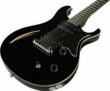 Semiakustická gitara PRS SE CUSTOM Semi-Hollow Black - 3