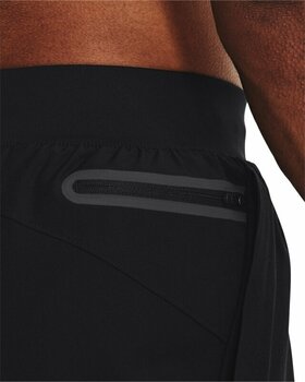 Calças de fitness Under Armour Men's UA Unstoppable Shorts Black/White S Calças de fitness - 4