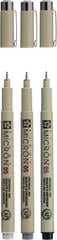 Tuschezeichner Sakura Pigma Micron Fineliner Technische Stifte Black 0,45 mm 3 Stck - 2