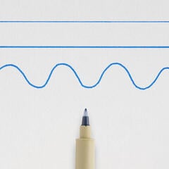 Technical Pen Sakura Pigma Micron PN Technical Pen Blue 0,5 mm 1 pc - 3