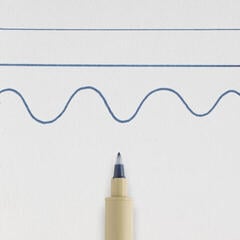 Technické pero Sakura Pigma Micron PN Technické pero Blue Black 0,5 mm 1 ks - 3
