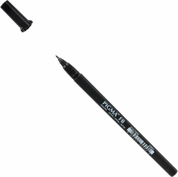 Műszaki toll Sakura Pigma Brush Pen Black - 2