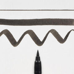 Technické pero Sakura Pigma Brush Pen Technické pero Black 1 ks - 3