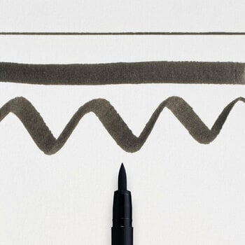 Technical Pen Sakura Pigma Brush Pen Black - 4