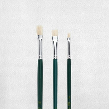 Ecset Talens Oil & Acrylic Brush Lapos ecsetkészlet 3 db - 3