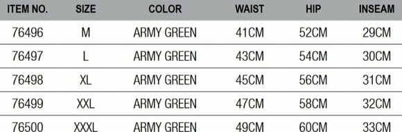 Kalhoty Prologic Kalhoty Combat Shorts Army Green M - 5