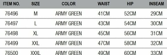 Spodnie Prologic Spodnie Combat Shorts Army Green 2XL - 5