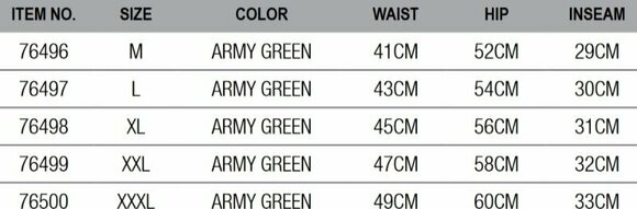 Pantalon Prologic Pantalon Combat Shorts Army Green 3XL - 5