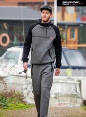 Mikina Savage Gear Tec-Foam Hoodie Dark Grey Melange - 4