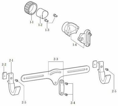 Fietsenrek en -houder Topeak Third Hook for Upper Dual Touch Stand Black/Silver - 4