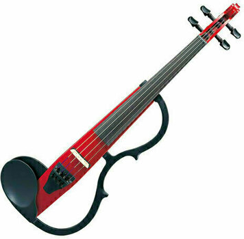 Electric Violin Yamaha SV-130 Silent Violin Candy Apple RD - 5