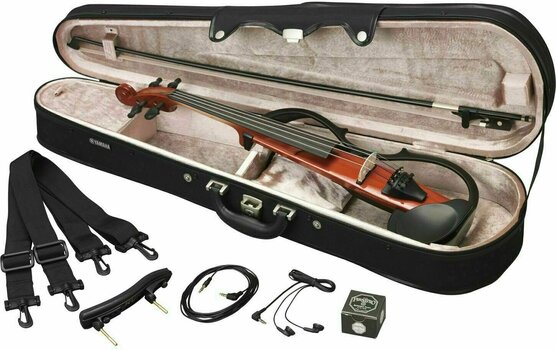 Electric Violin Yamaha SV-130S Silent Violin SET Black - 2